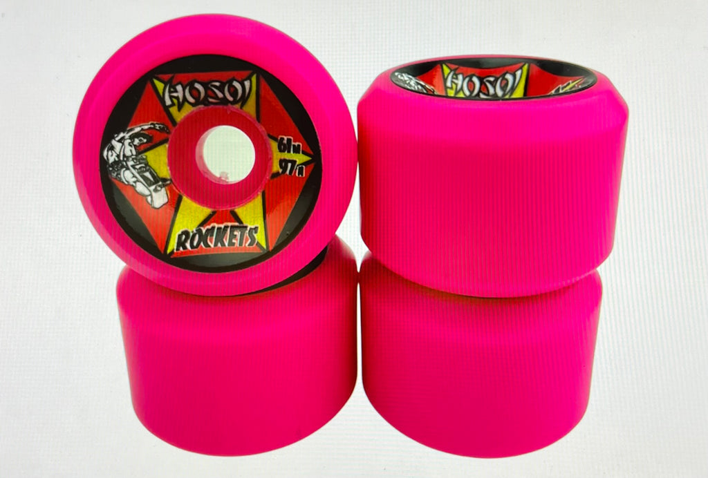 HOSOI Rockets Skateboard Wheels PINK – SK8supply.com