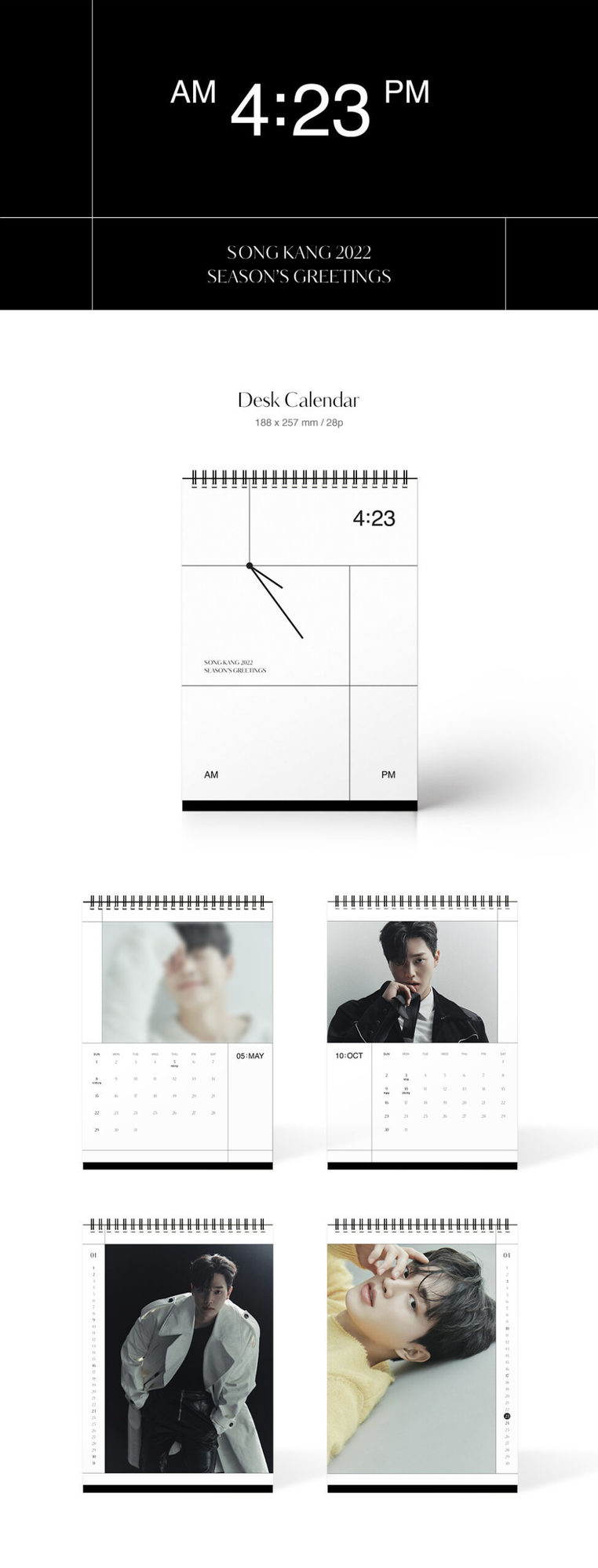 日本限定フォトカードセット付き】SONG KANG 2022 SEASON'S GREETINGS