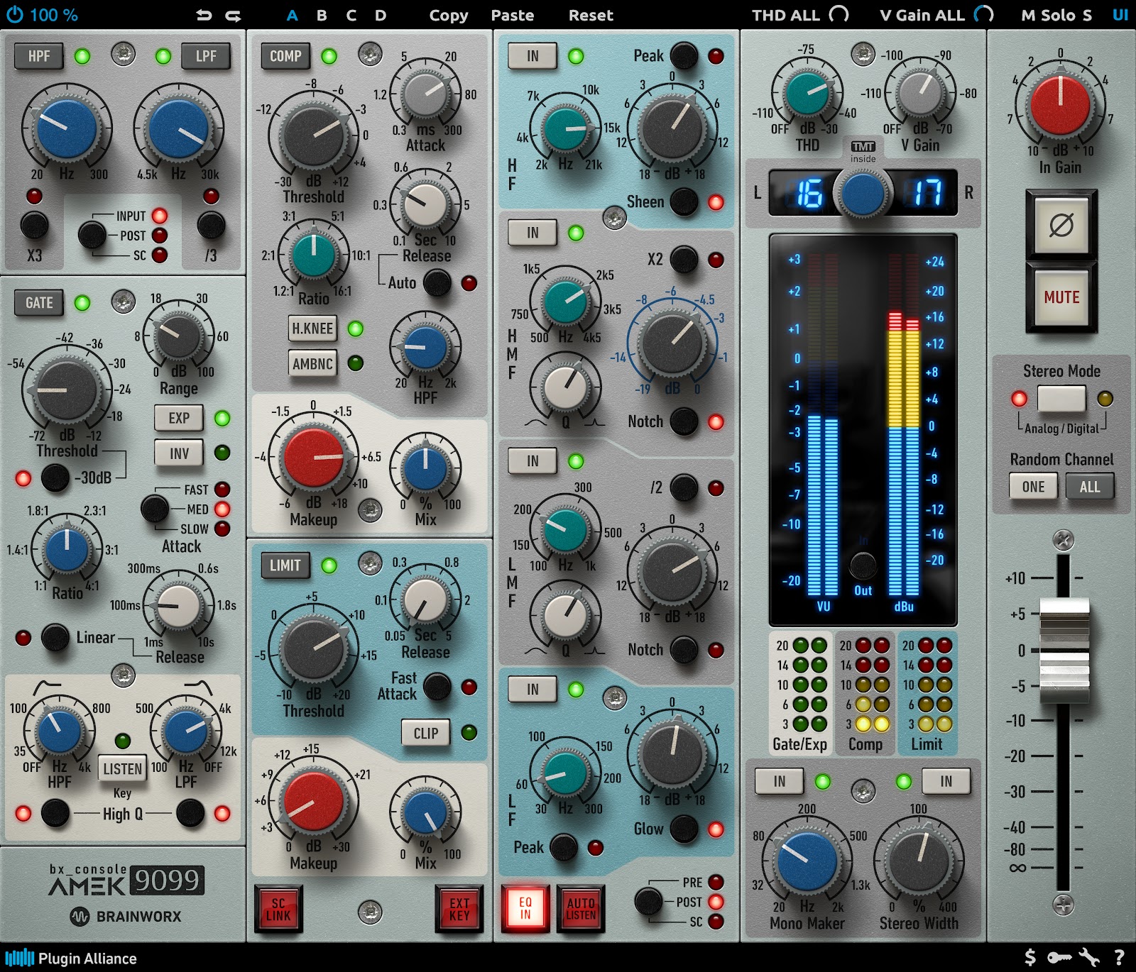 プラグイン・エフェクト 「Brainworx bx_console AMEK 9099」 | SONICWIRE