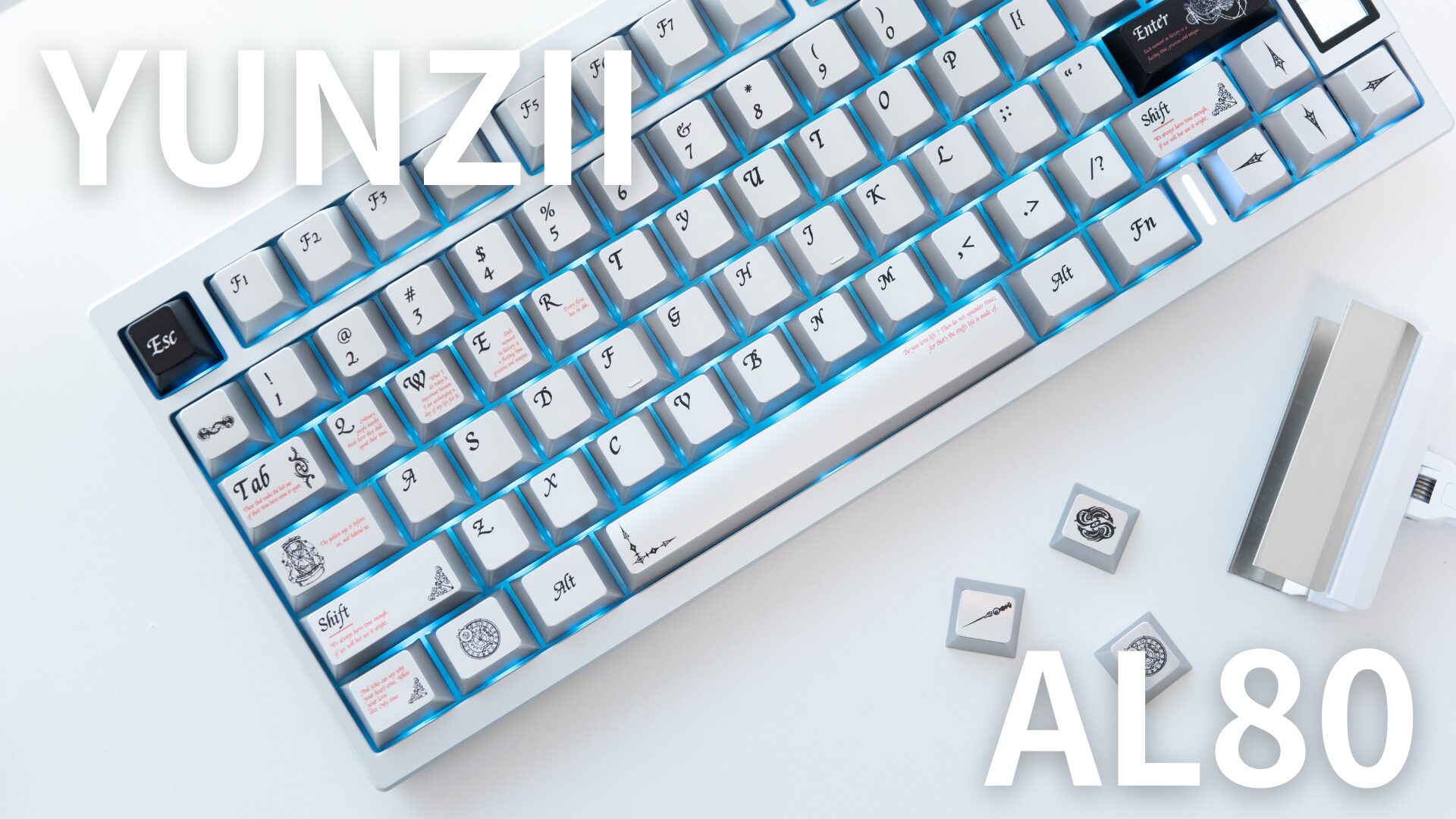 フルアルミ＆液晶付き！】YUNZII AL80 レビュー：LCDのカスタマイズを