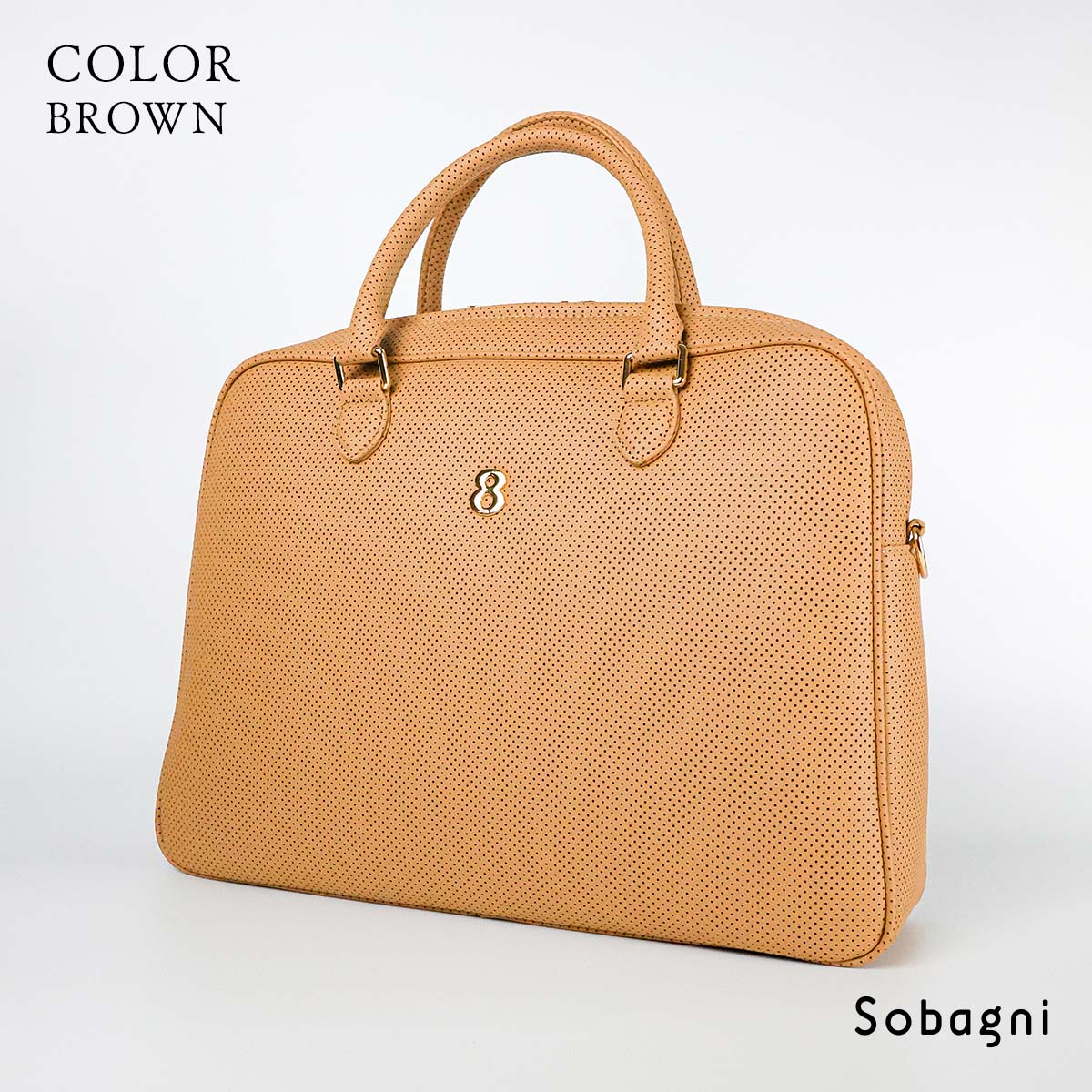 muta marine ムータ パンチングエシカル合皮ブリーフケース