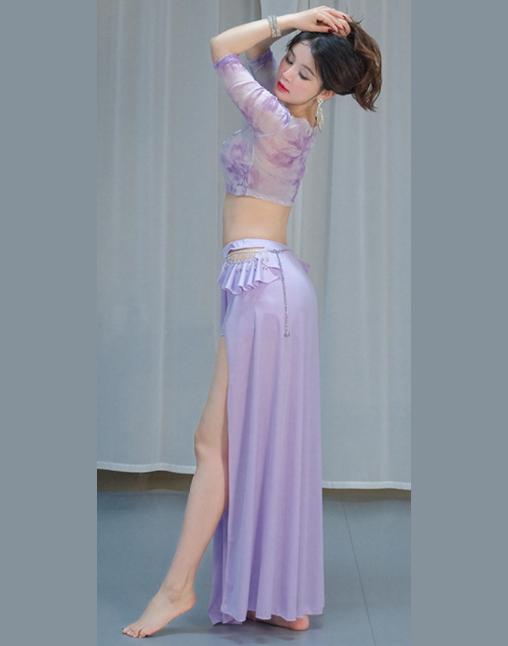 送料無料】即納 ベリーダンス レッスン着 レッスンウェア セットアップ