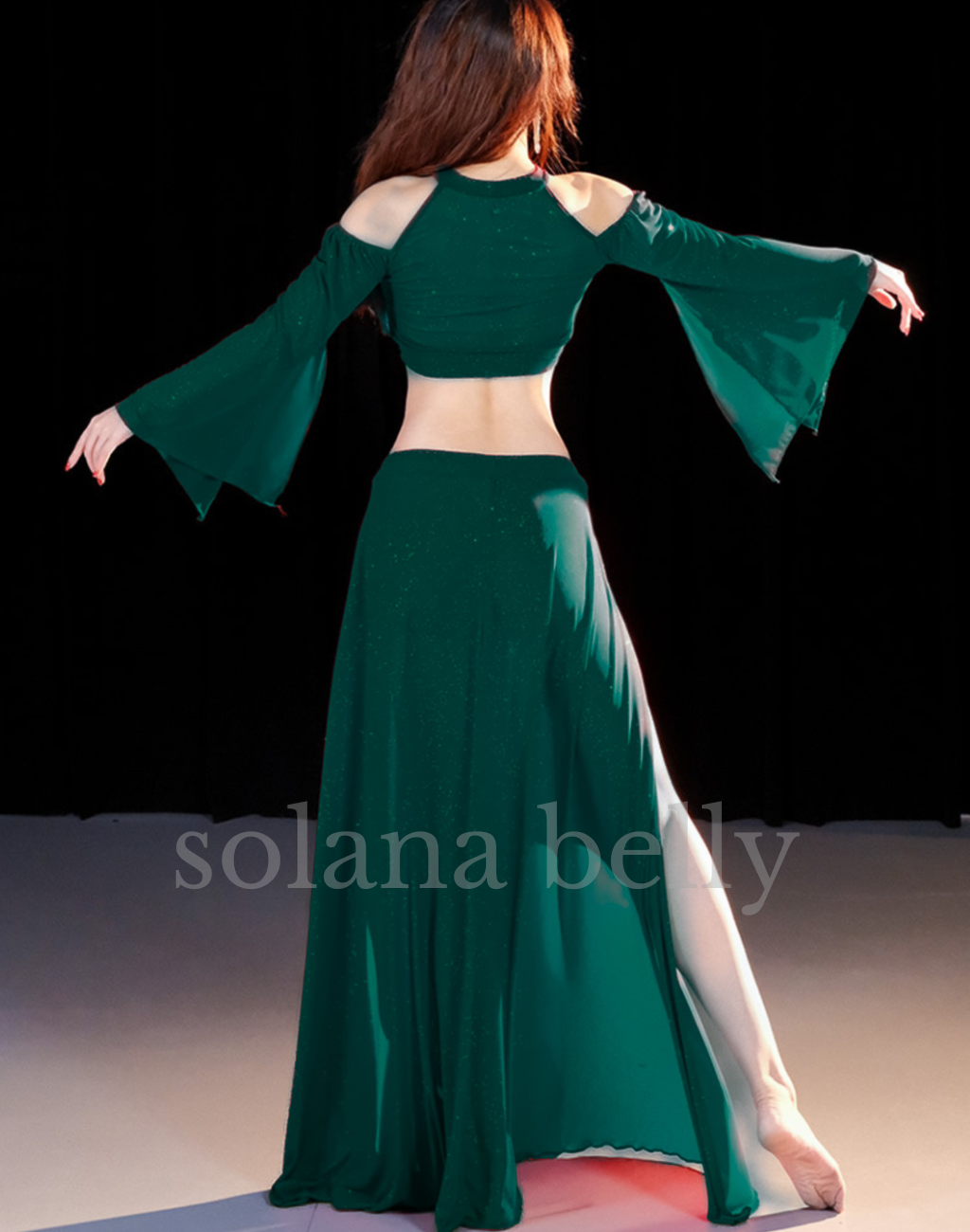 送料無料】即納 ベリーダンス レッスン着 レッスンウェア セットアップ