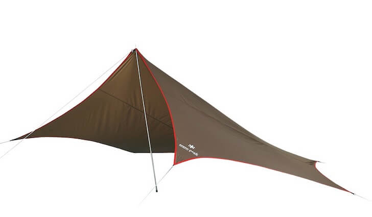 ソロキャンプ におすすめ！｜SnowPeakライトタープ ペンタ シールド