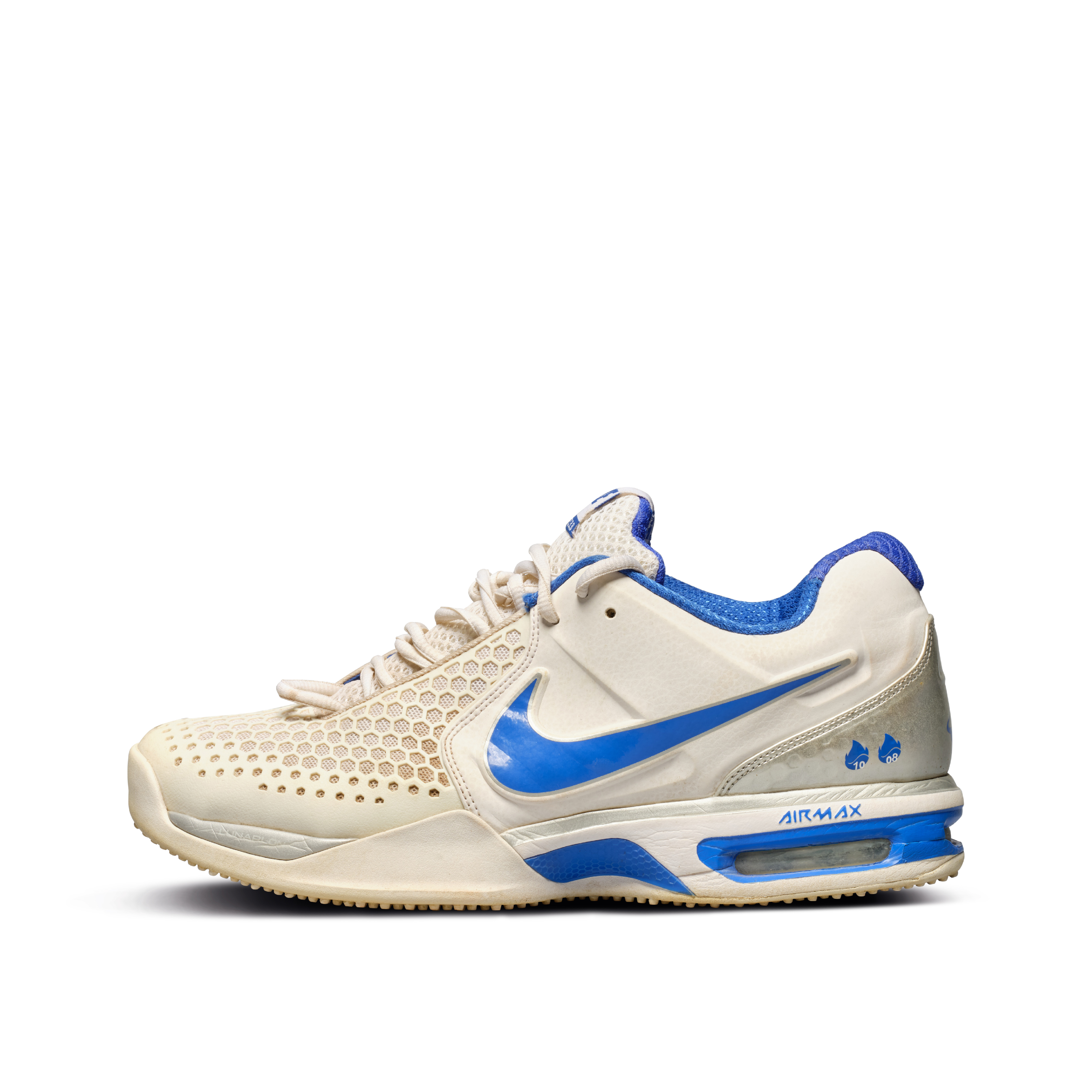 Rafael Nadal 2011 Wimbledon Match Worn Nike Air Max Courtballistec