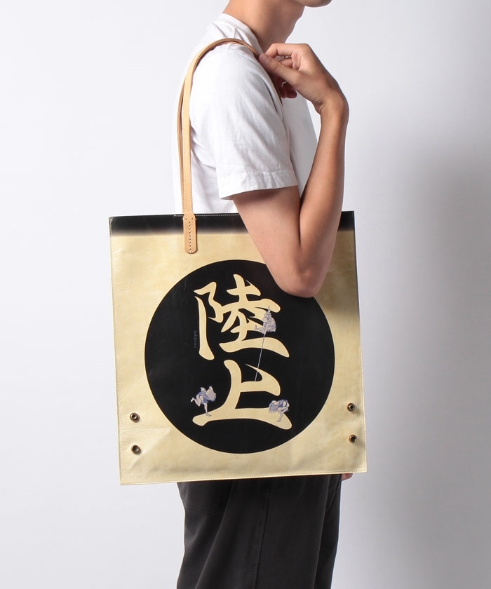 競い文字スクエアトートバッグ｜創悦