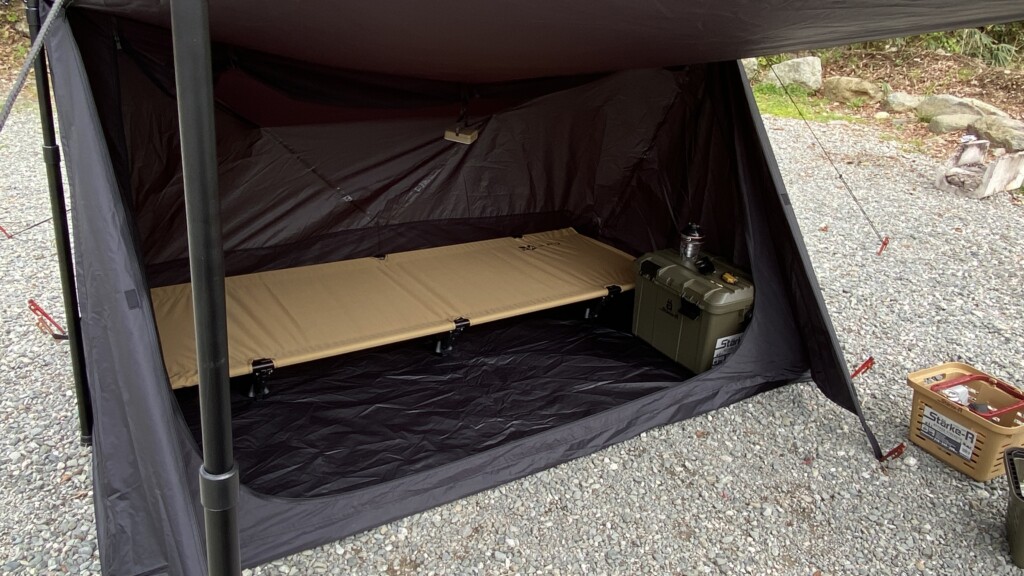 ソロキャンプのテントにアンプラグドキャンプのパップテントHYDEを