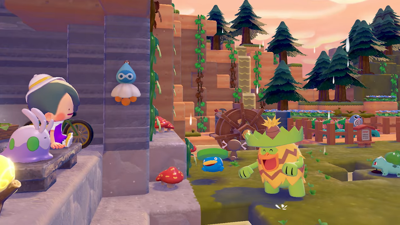 ポケモン」と「マイクラ」と「どうぶつの森」が合体したような新作