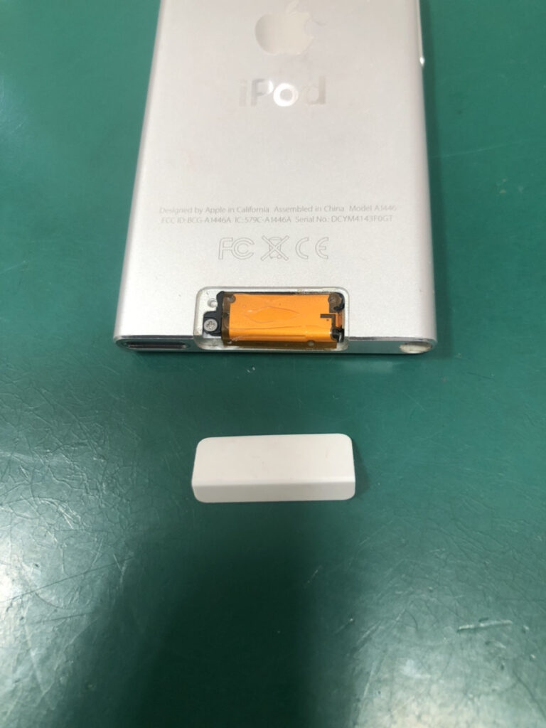 iPod nano 7】劣化したバッテリーの交換修理実績（八王子店