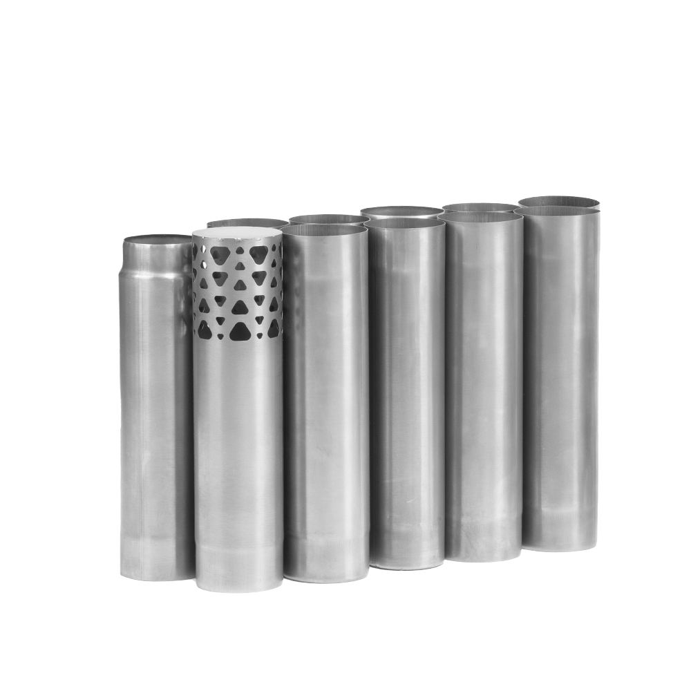 チタン煙突セット 入れ子式煙突 | Φ70mm - 76mm 可変式 着脱式 筒型