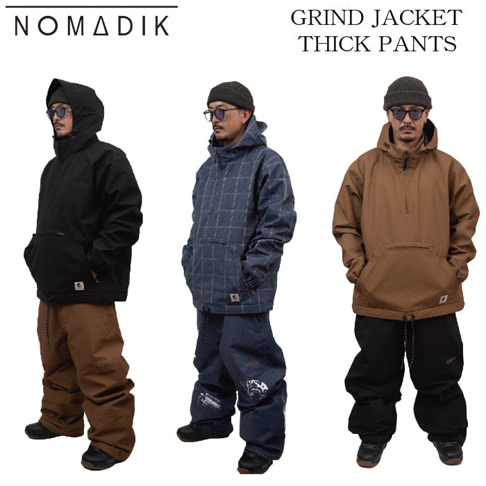 スノーボード ウェア ノマディック NOMADIK THICK PANT BLACK 日本正規品