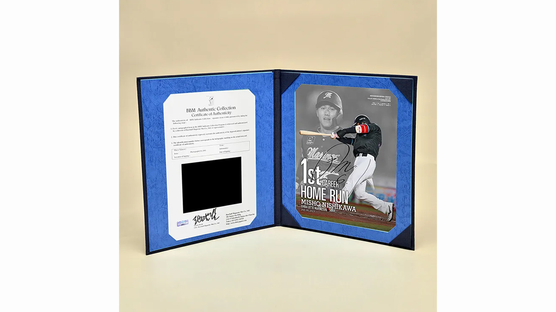 西川史礁のプロ初HR記念グッズを受注販売「この記念を一緒に分かち合っ