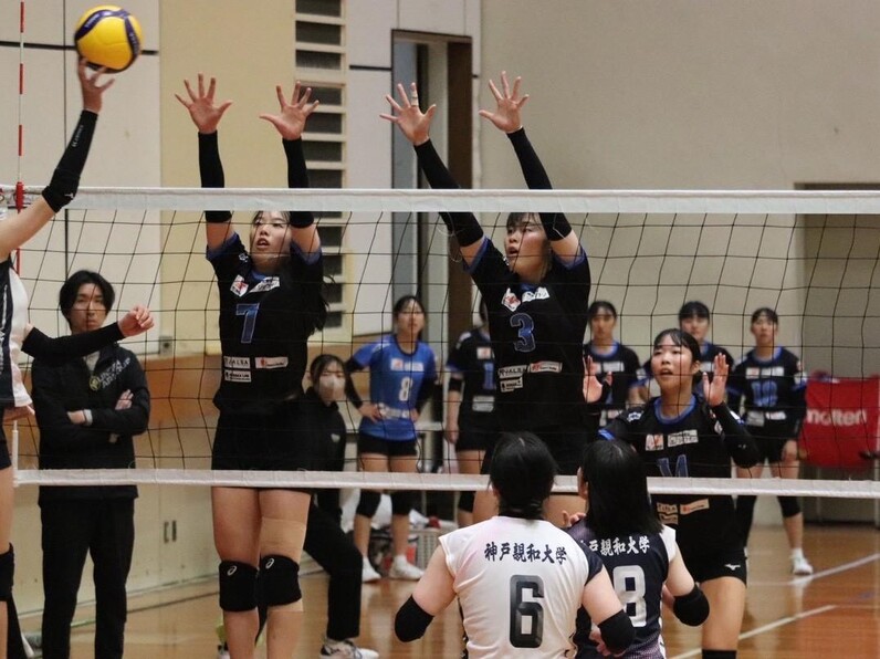 バレーボール関西学生選手権 大阪体育大学女子が3位 武器の