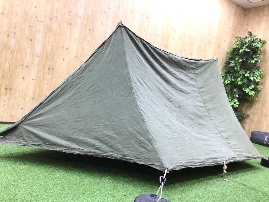 ソロキャンプ買取】軍幕！USのパップテントが入荷！[2021.08.08発行