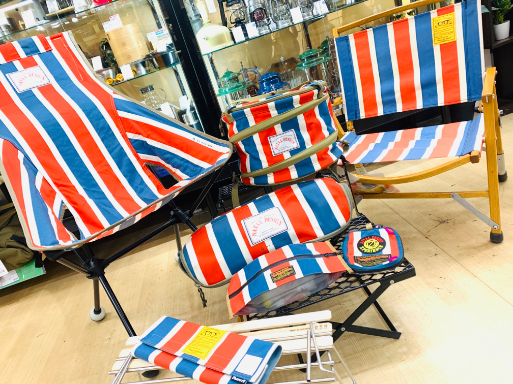 NATAL DESIGNのレトロストライプでキャンプサイトを染めつくせ