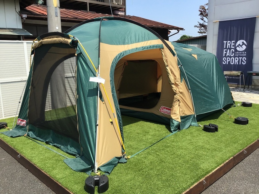 少人数使用にぴったり！Coleman(コールマン)の2ルームドーム/240をご