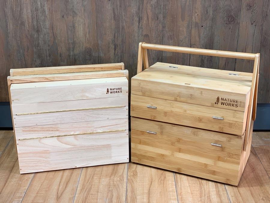 テンマクデザインの ワーカーズオカモチは ギアも調味料も収納上手