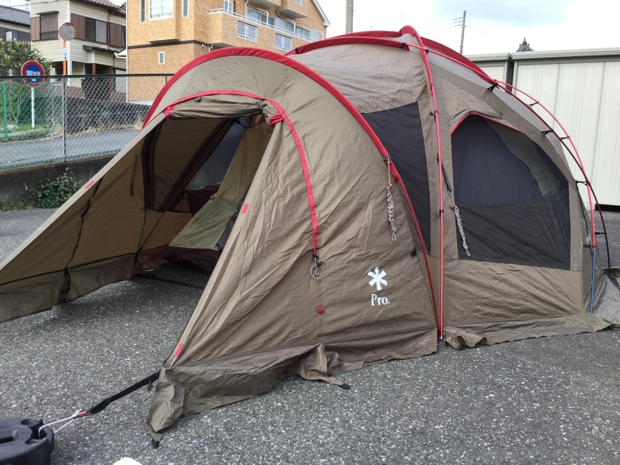 スノーピーク買取】ドックドームPro6とランドブリーズPro4を設営して