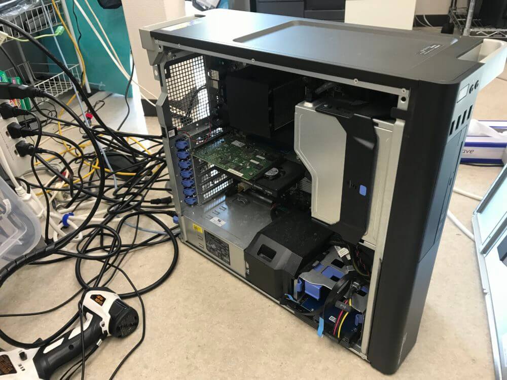 DELL PRECISION T3610 分解 修理 内部清掃 | 直せないパソコンに出会い