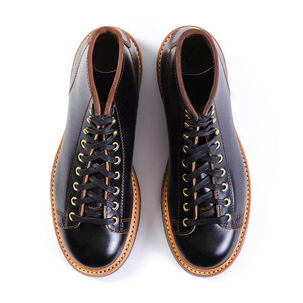 MONKEY BOOTS / SHINKI HIKAKU HORSEBUTT / BLACK — SPEEDWAY