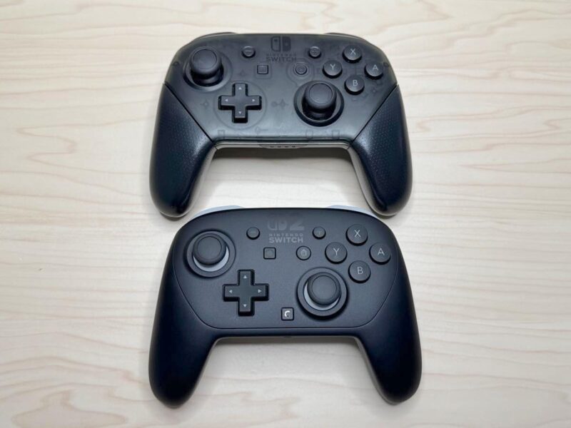 Switch 2のプロコンを、初代スイッチ用プロコンと比較。どこが違う