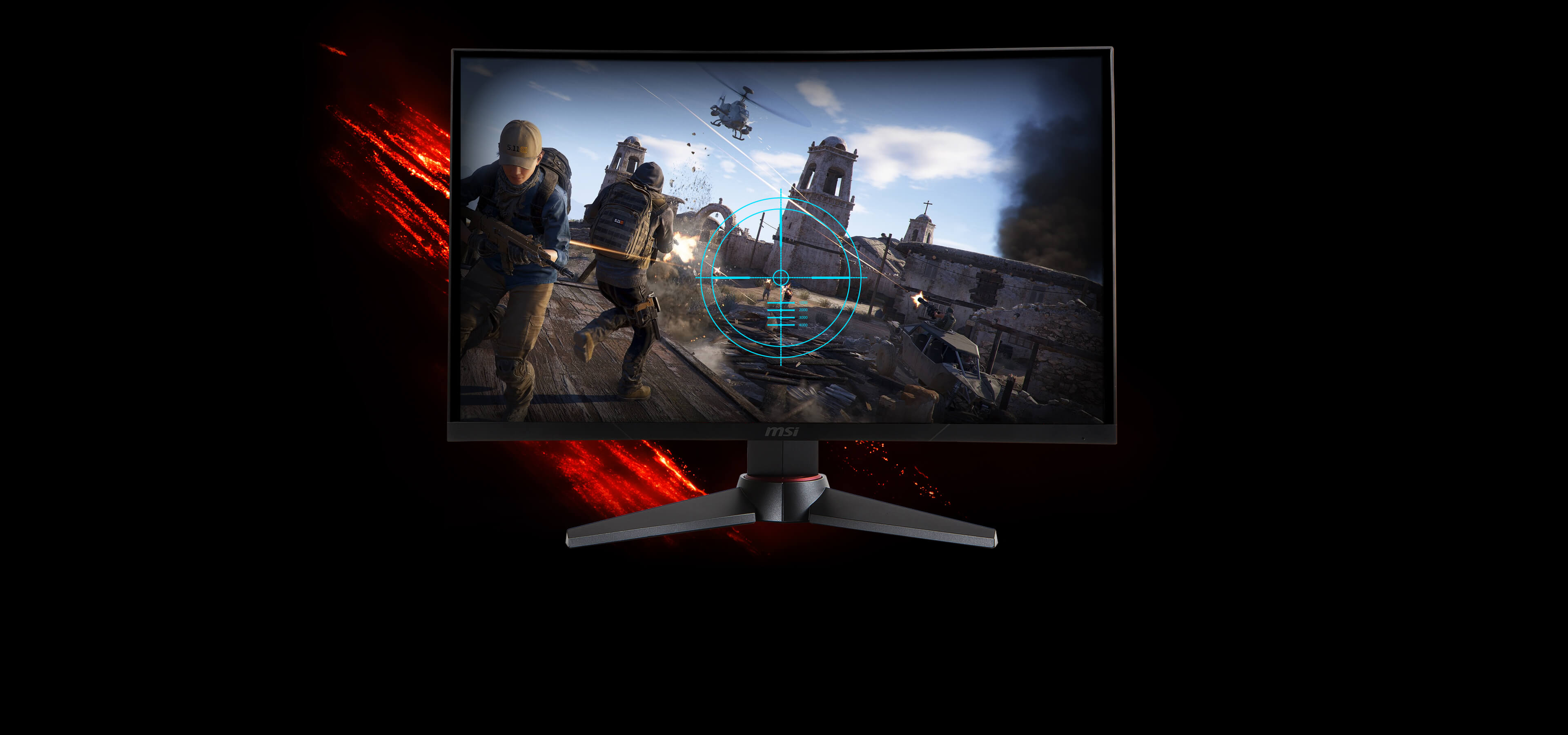 Monitor - Curved Gaming Monitor - MAG24C | MSI Global
