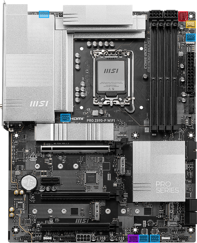 PRO Z890-P WIFI | PRO Series Motherboards｜Best Motherboard for AI