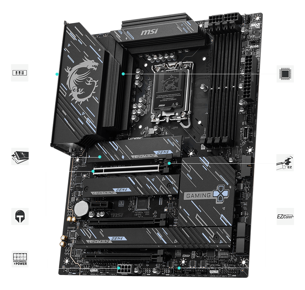 Z890 GAMING PLUS | Gaming Motherboards｜Best Motherboard for AI PC