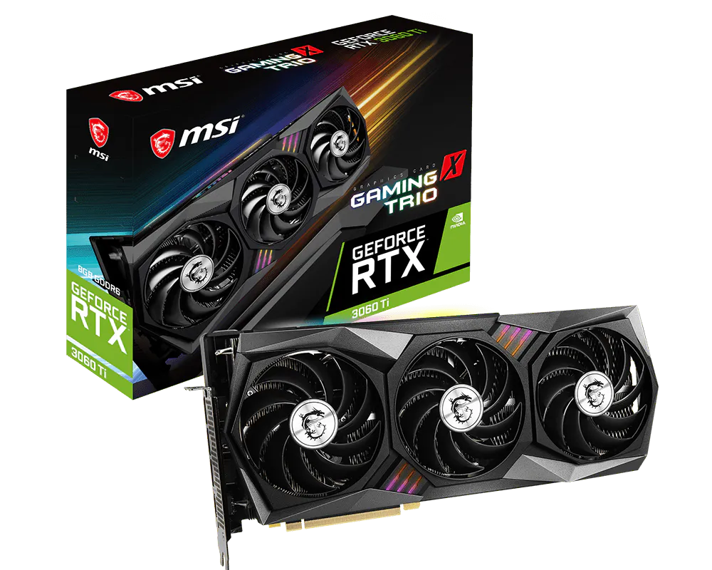 Specification GeForce RTX™ 3060 Ti GAMING X TRIO | エムエスアイ