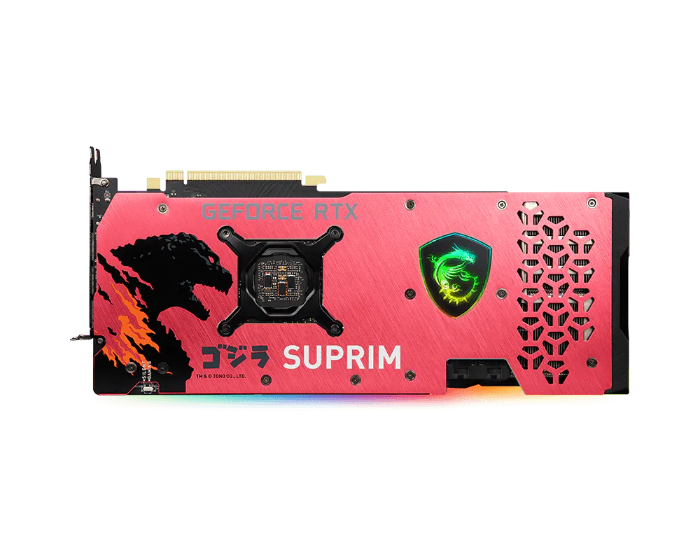 MSI GeForce RTX 3070 SUPRIM SE 8G LHR x GODZILLA