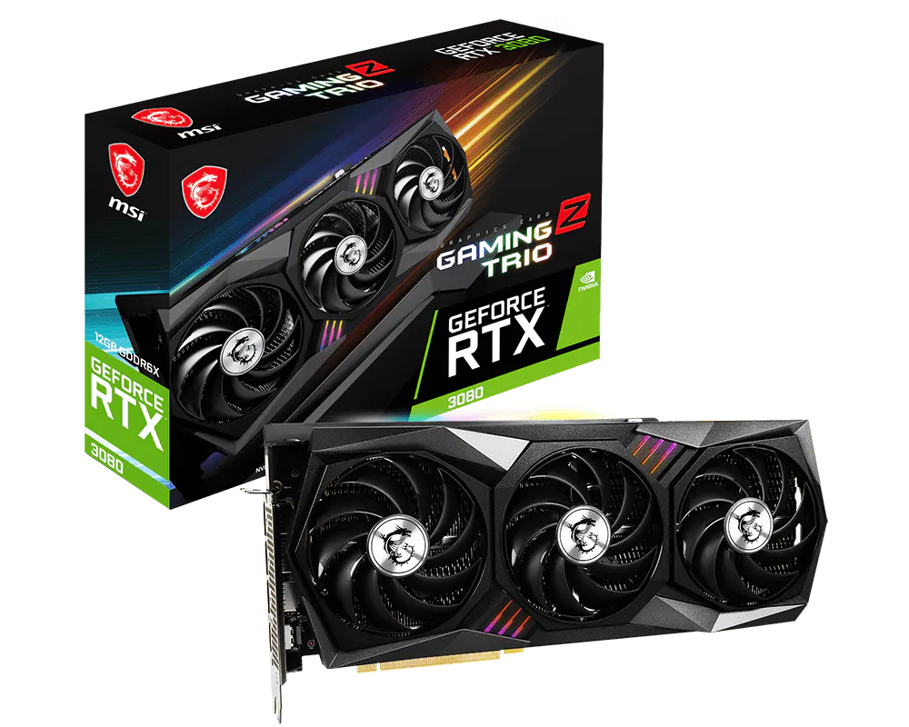 GeForce RTX 3080 GAMING Z TRIO 12G LHR | Graphics Card | MSI Global