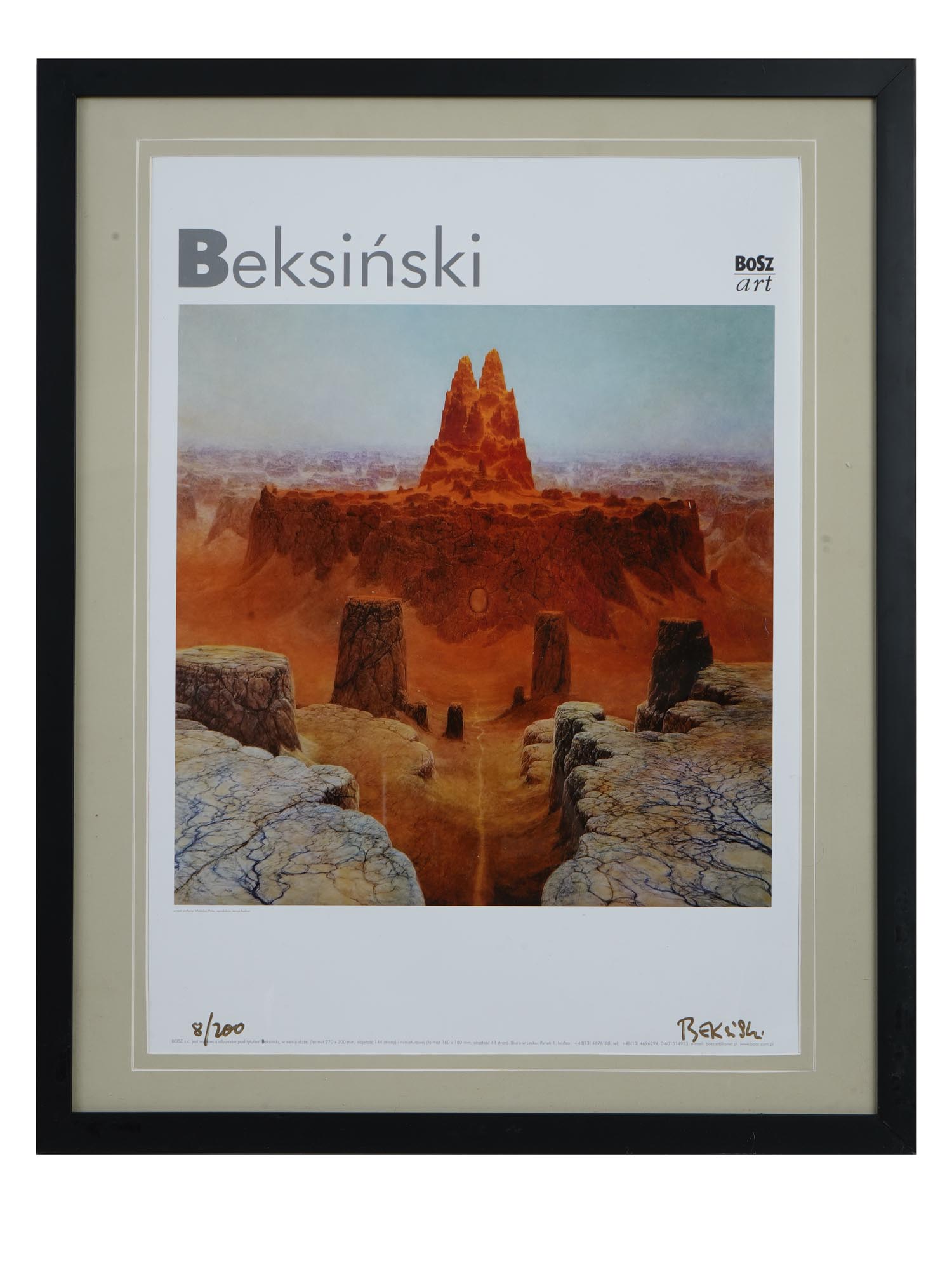 Lot 15 | LTD ED POLISH POSTER SIGNED BY ZDZISLAW BEKSINSKI