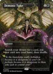 Demonic Tutor [Borderless Foil] #696 Prices | Magic Commander
