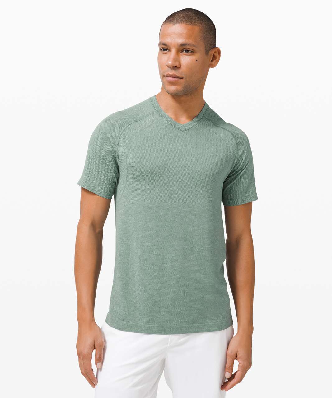 Lululemon Metal Vent Tech Short Sleeve V 2.0 - Sea Water