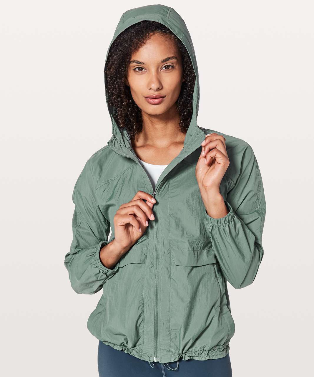 Lululemon Hood Lite Jacket - Juniper - lulu fanatics