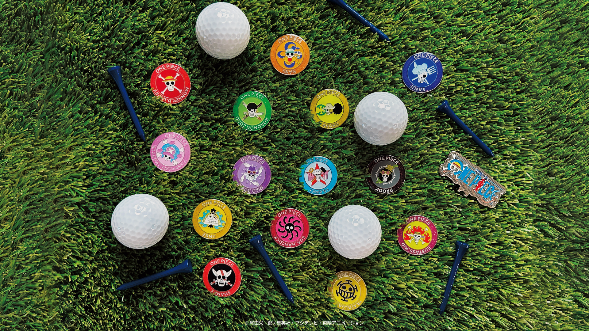 推しキャラをグリーンに！ONE PIECE公式ゴルフマーカー【全14種】再