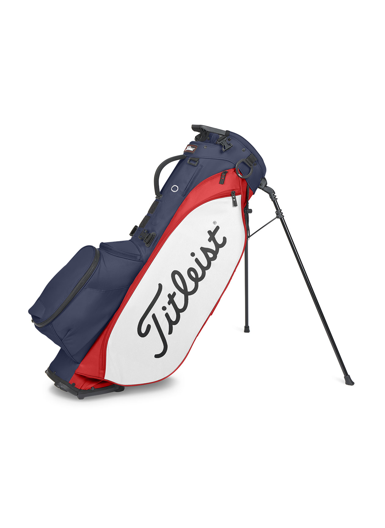 Company Titleist Navy/Red/White Players 5 Stand Bag | Logo Golf Gear