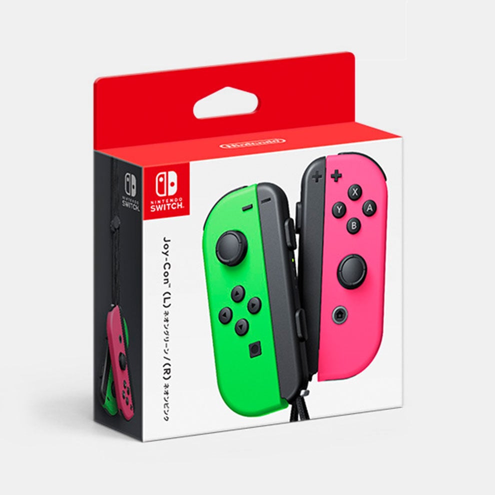 Joy-Con(L) ネオングリーン/(R) ネオンピンク | My Nintendo Store