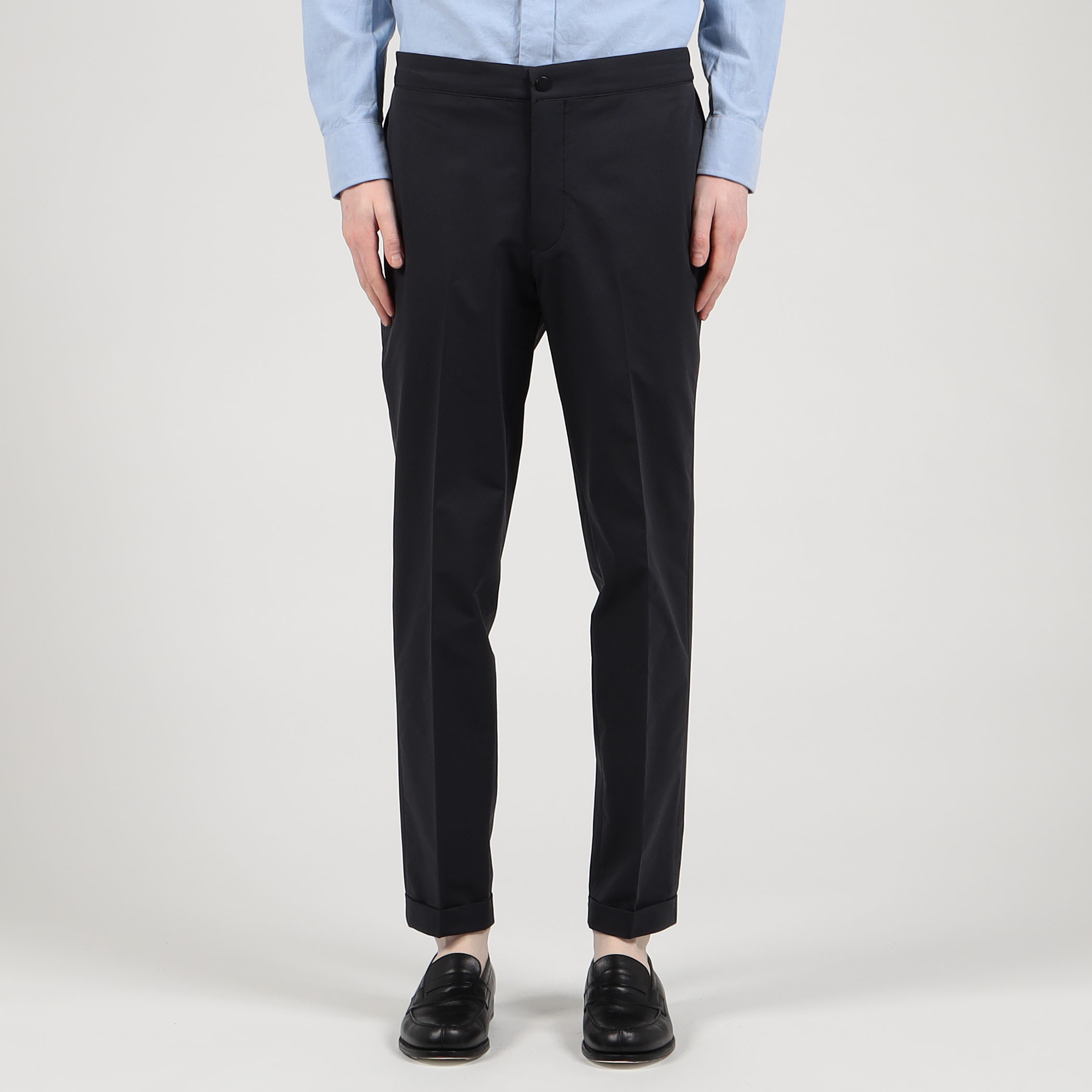 2WAYストレッチ ダブルクロス ノープリーツイージースラックス