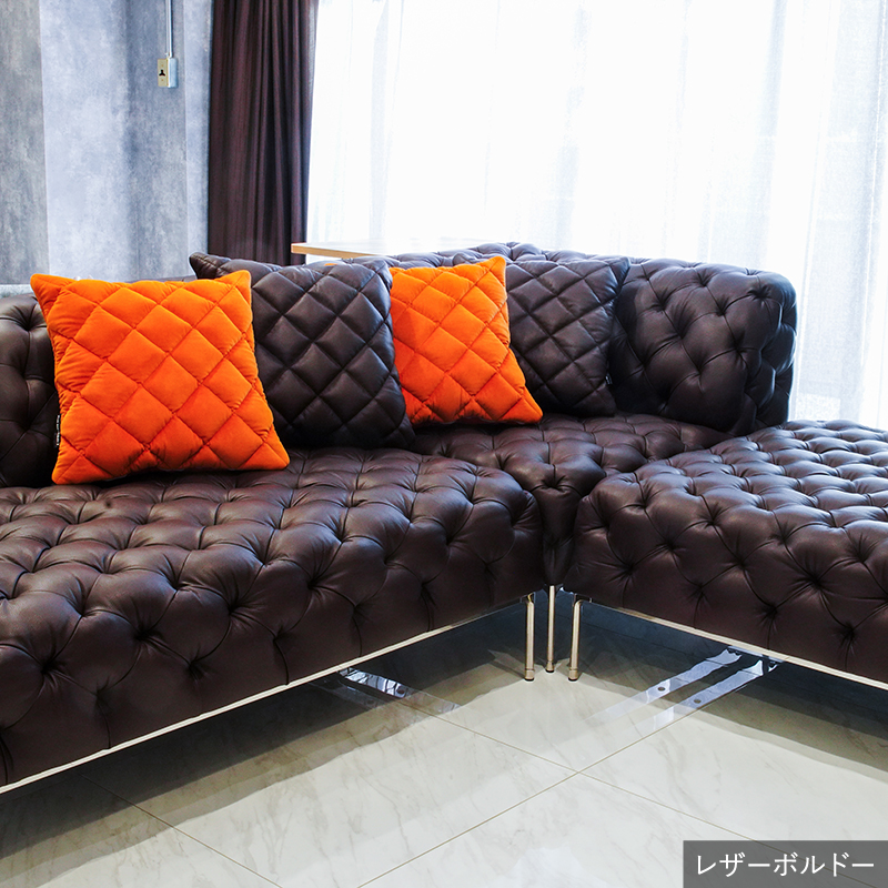 集(つどい)レザーソファ90C［オーダーカラー］｜ トーヨーキッチン