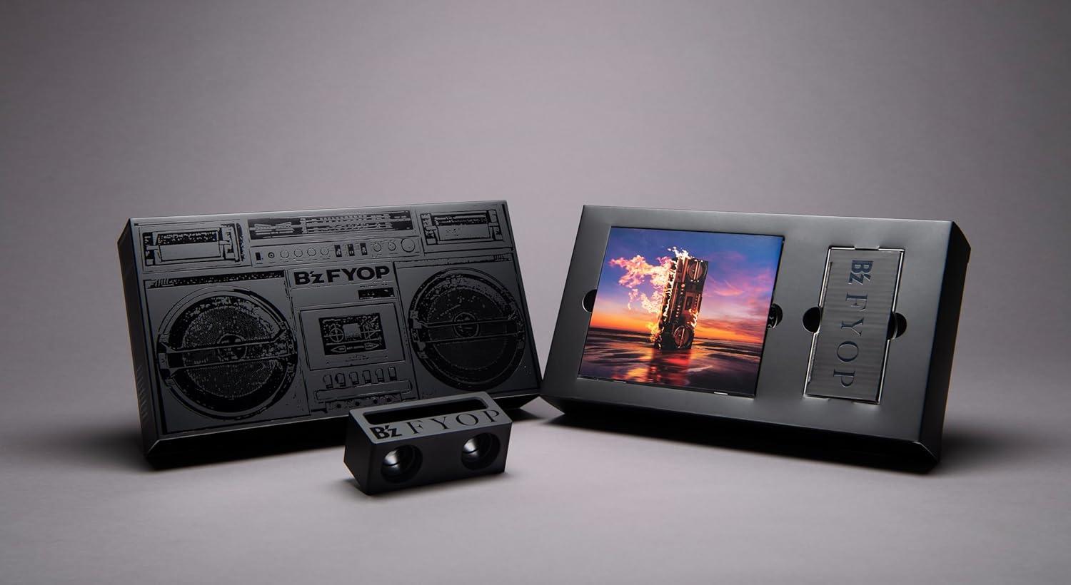 B'z FYOP 数量限定盤 CD+メタルスマートフォンスピーカー <BLACK