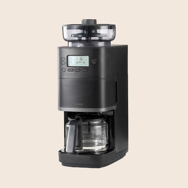 siroca シロカ コーン式全自動コーヒーメーカー カフェばこ PRO（CM