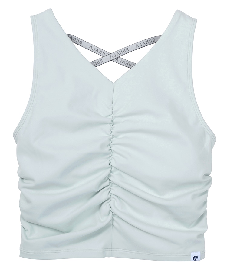 SUKALA】アメリカンスリーブギャザータンクトップ(XS・S・Lサイズ