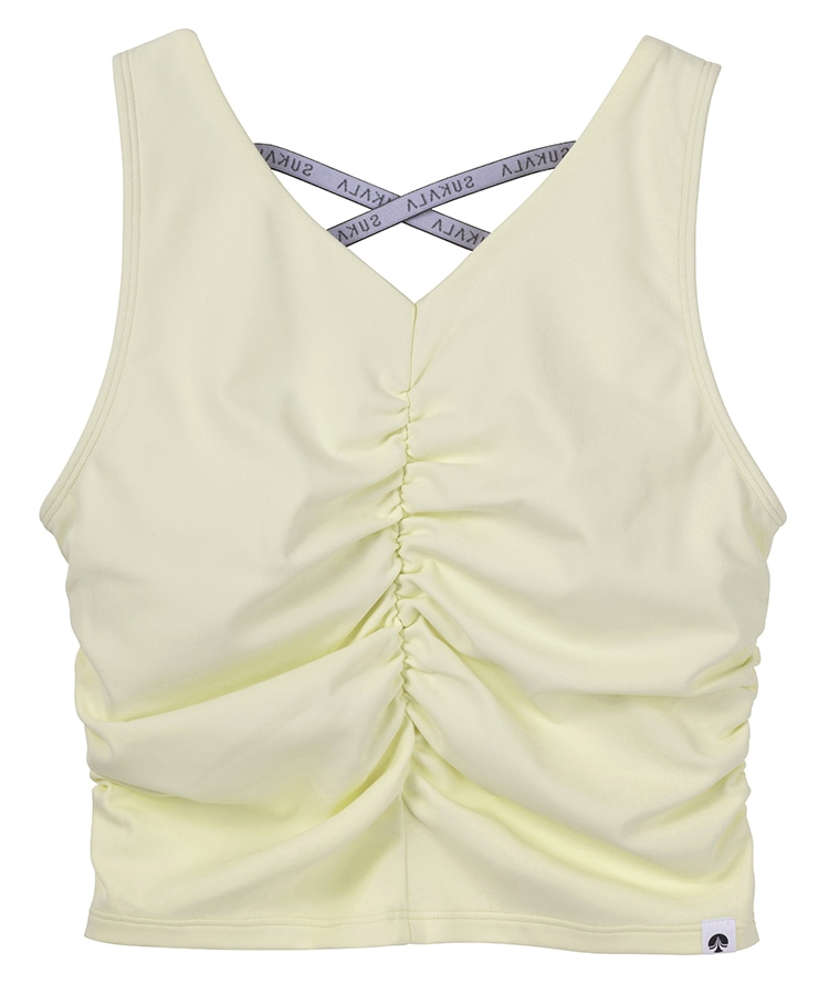 SUKALA】アメリカンスリーブギャザータンクトップ(XS・S・Lサイズ