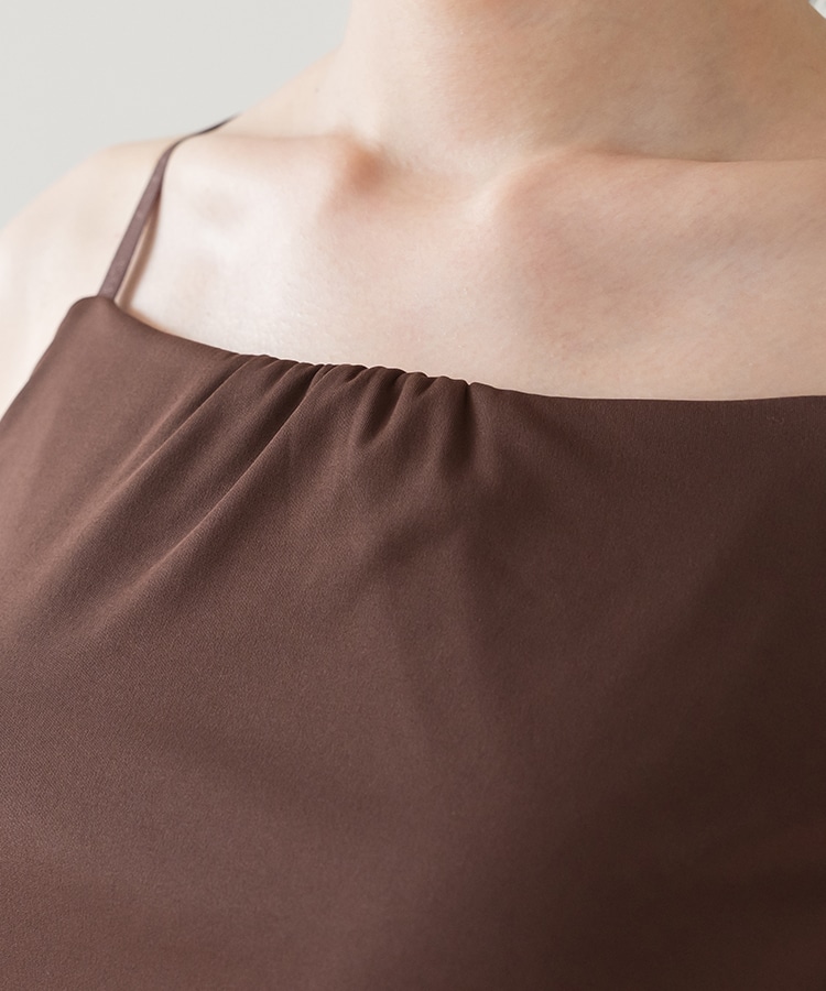 SUKALA】リブドレープキャミソール(Sサイズ ディープグリーン