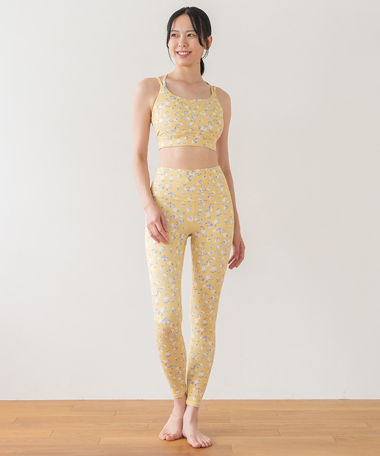 SUKALA】フラワープリントレギンス(XS・S・M・L・LLサイズ ダスティ