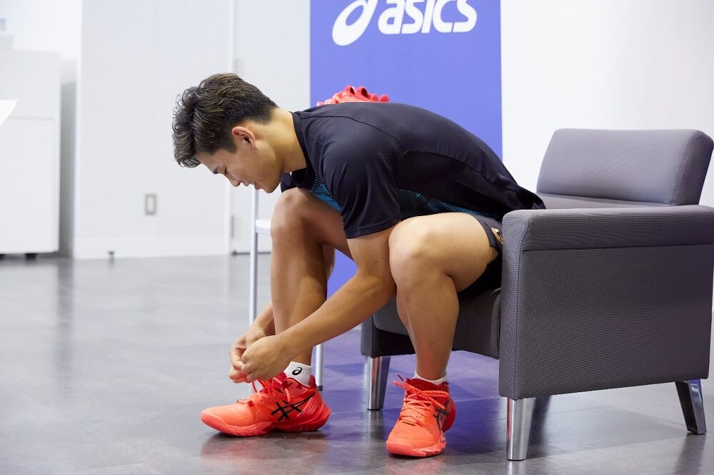 バレーボール男子西田有志が語る「東京五輪での躍進を支えたシューズ