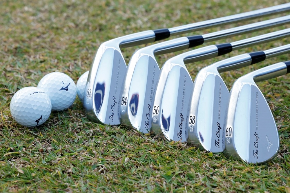 新しくなったミズノ「ザ・クラフト」。伊藤元気プロと武尾咲希プロが