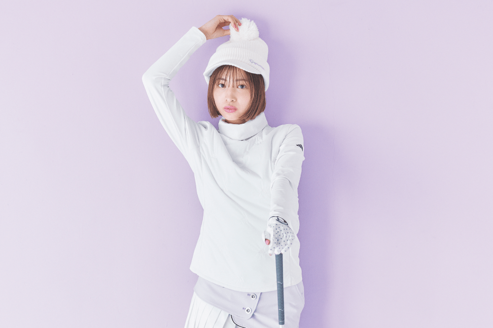 涼しげなペールトーンの世界観に、ルコックスポルティフ ゴルフの