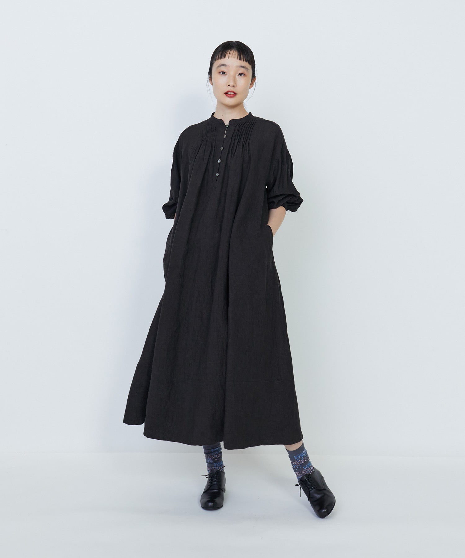 グランジリネンスモックワンピース｜BIGI online store - ビギ